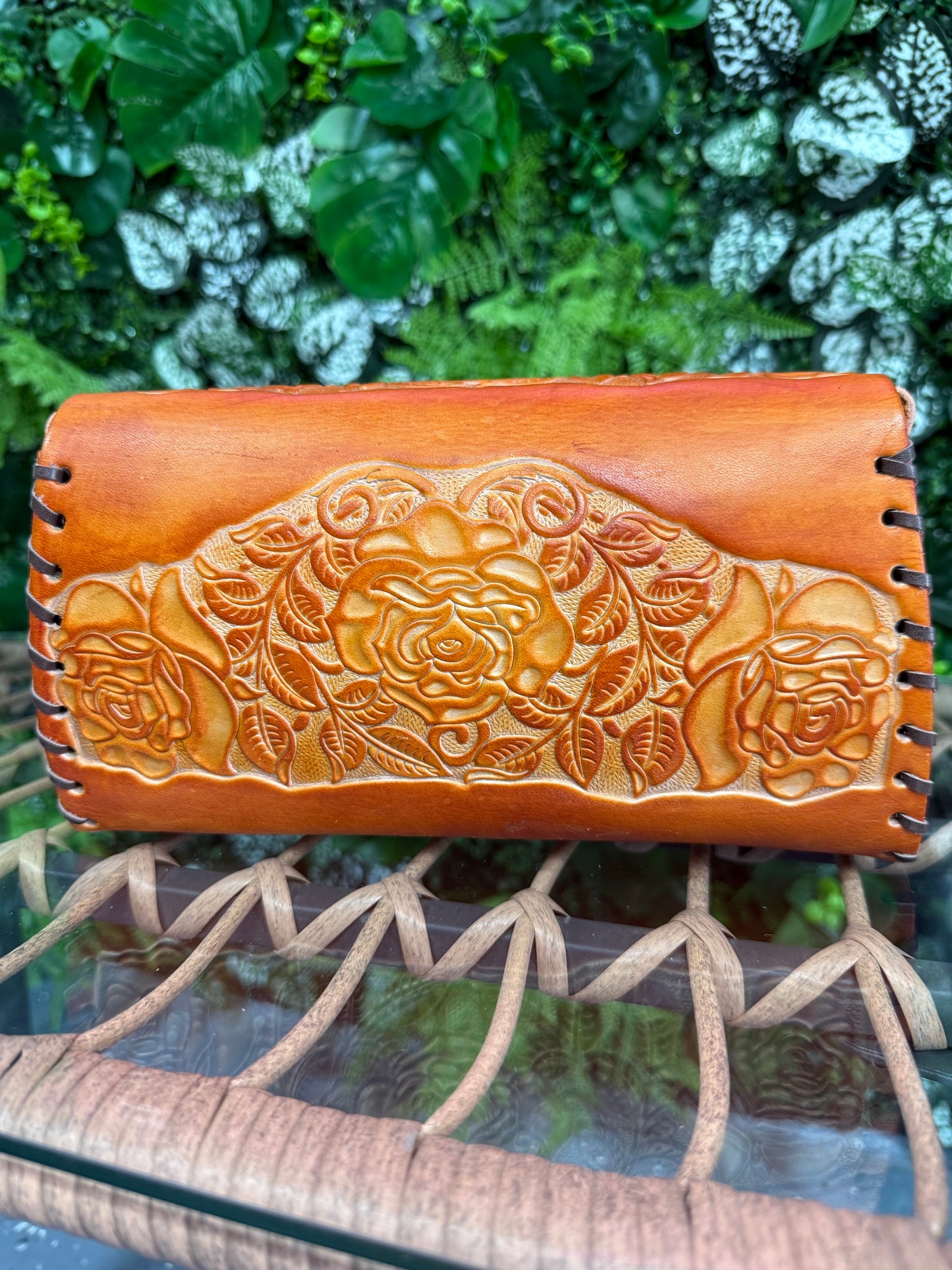 Pau Brown Leather Purse