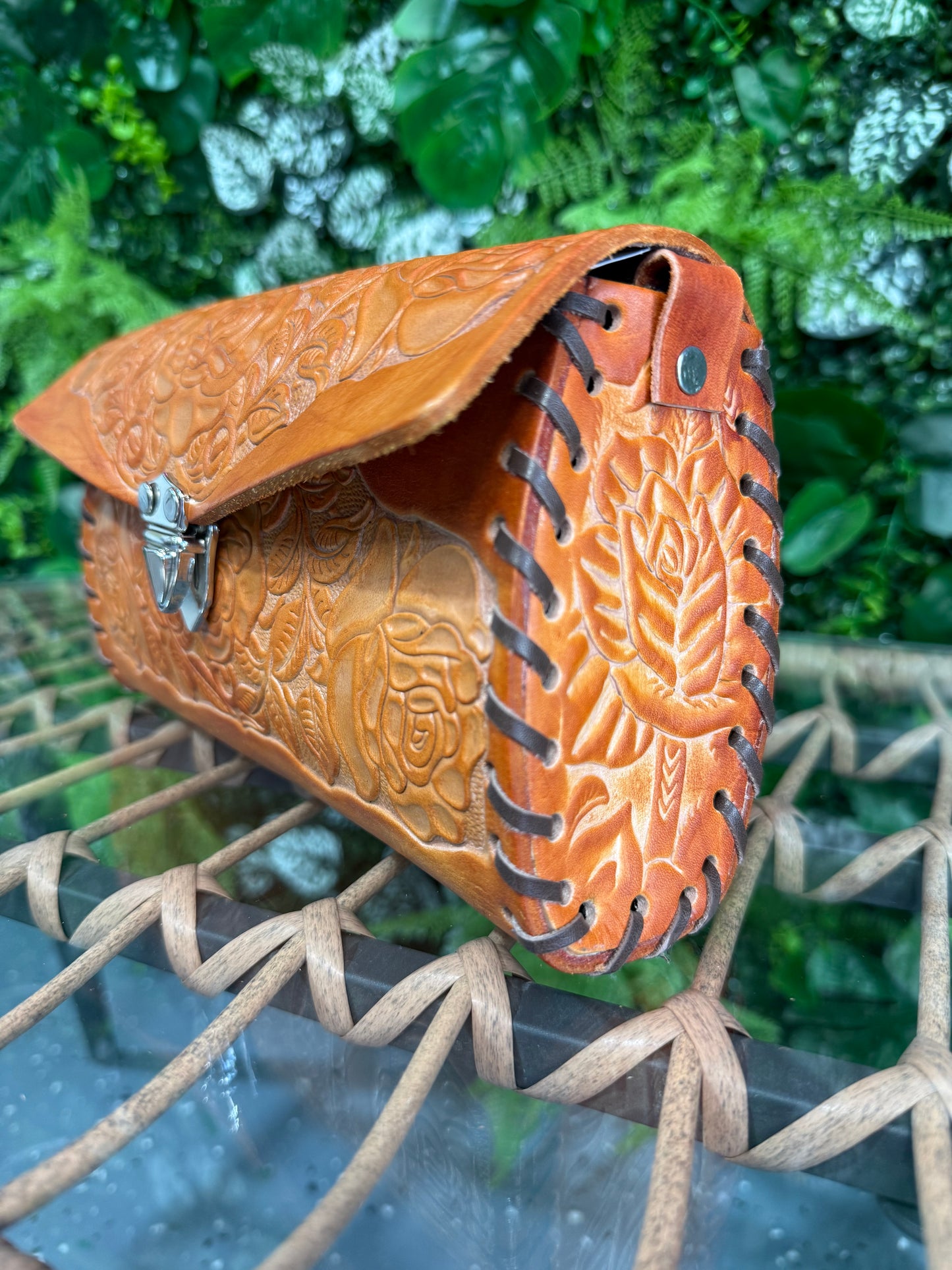 Pau Brown Leather Purse