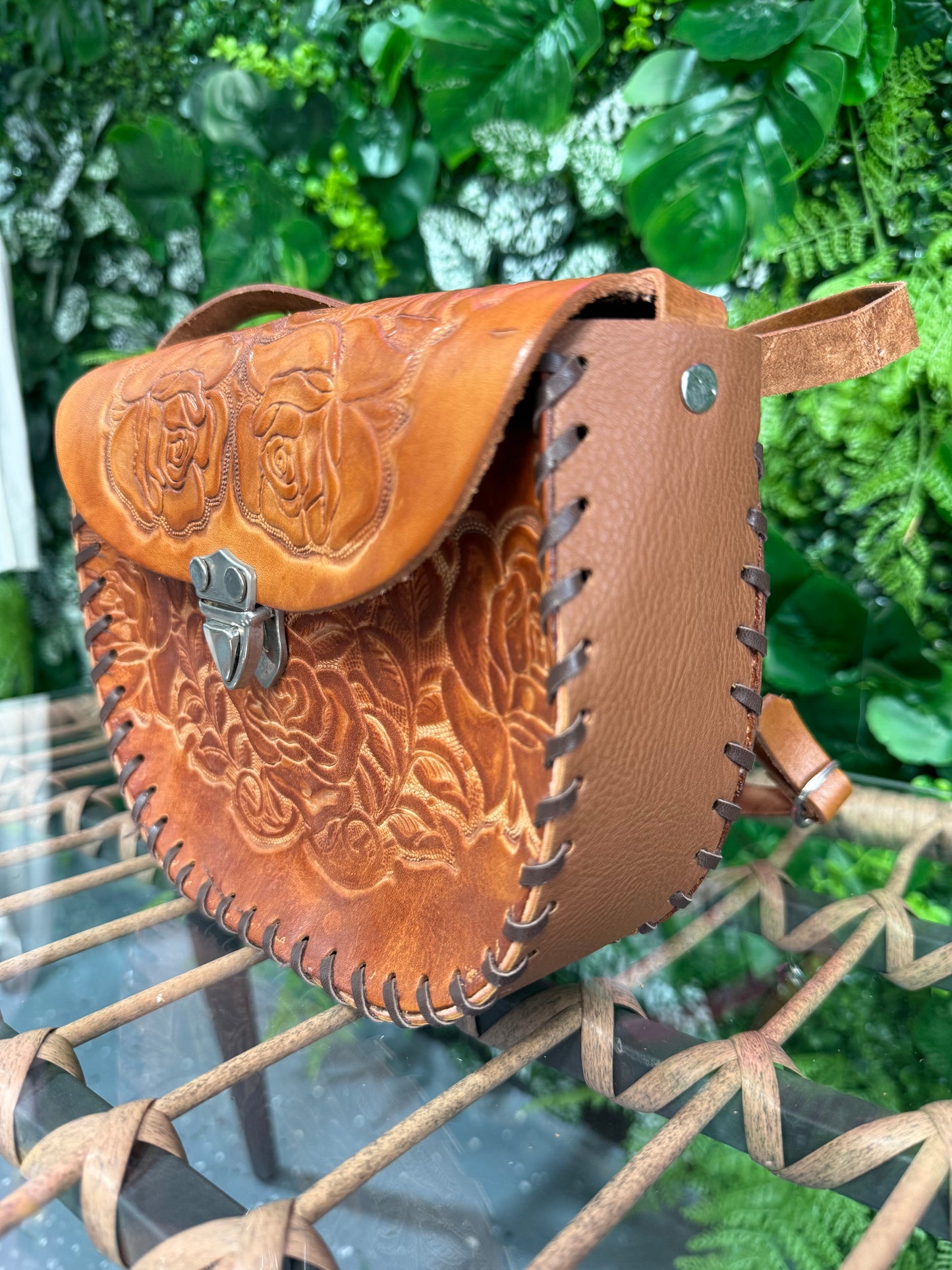 Georgina Brown Leather Purse