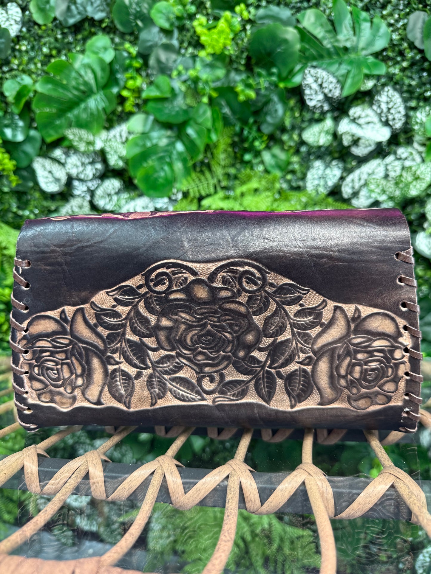 Raquel Dark Brown Leather Purse