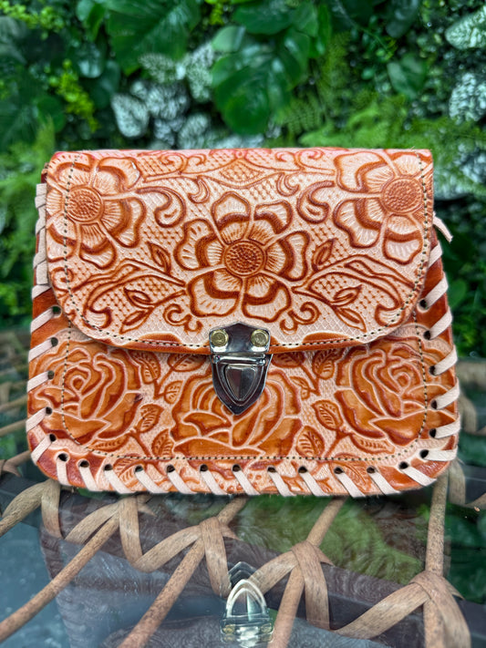 Lily Mini Brown Leather Purse