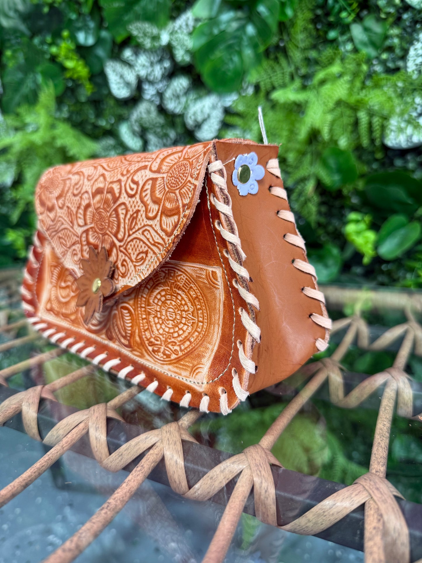 Miri Mini Brown Leather Purse