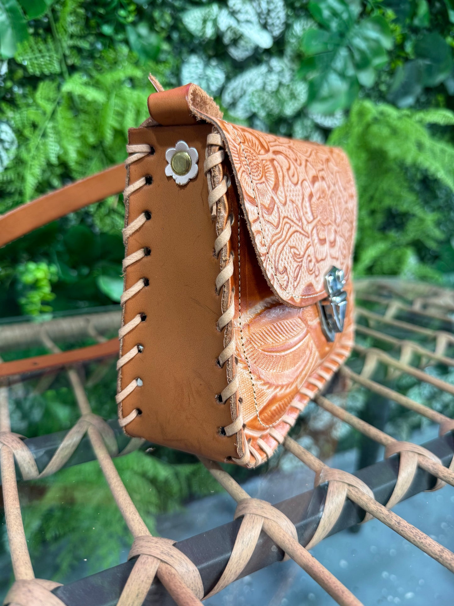 Vivi Mini Brown Leather Purse