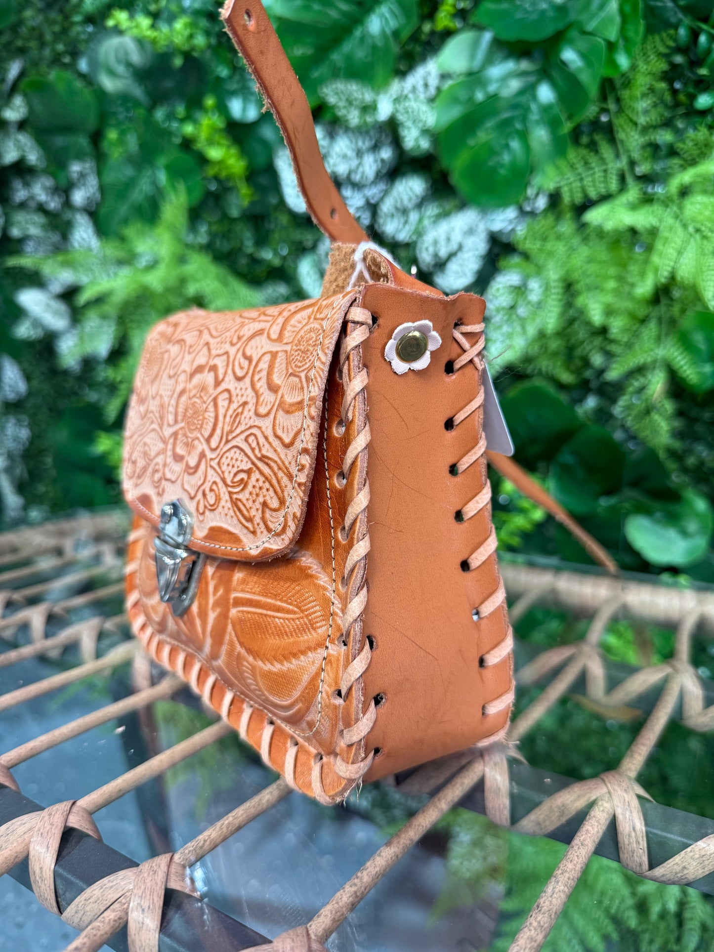 Vivi Mini Brown Leather Purse