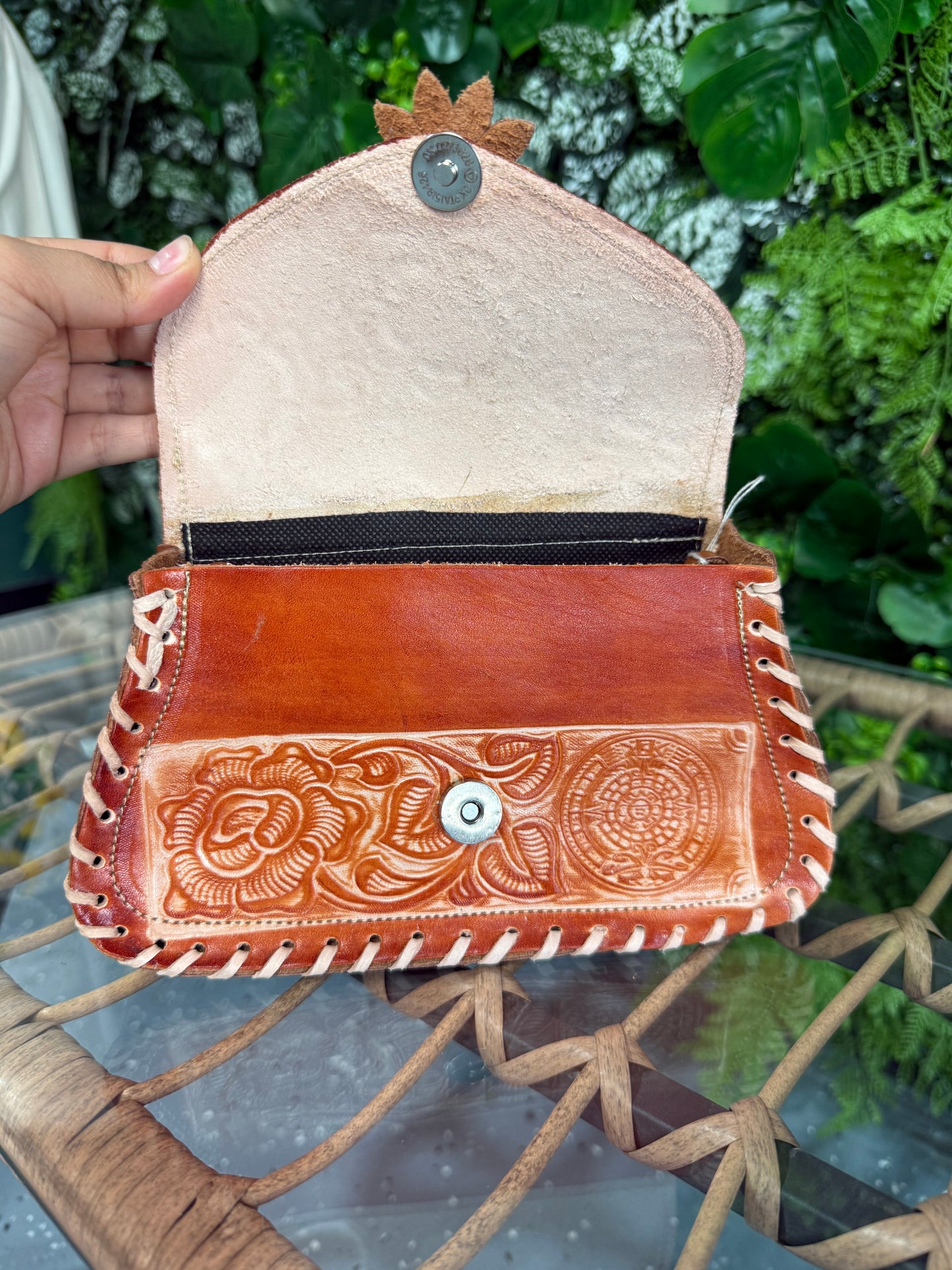 Miri Mini Brown Leather Purse