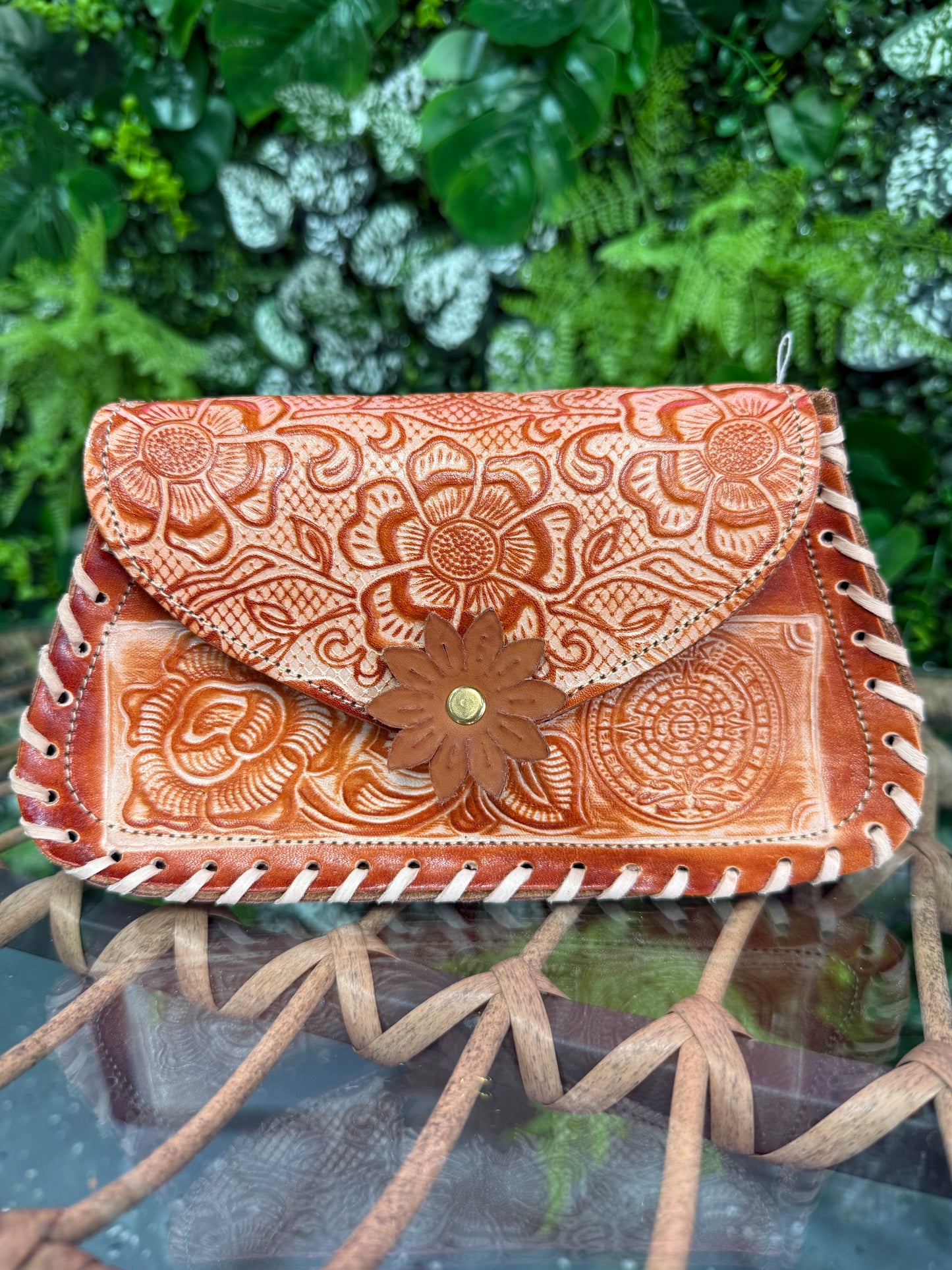Miri Mini Brown Leather Purse