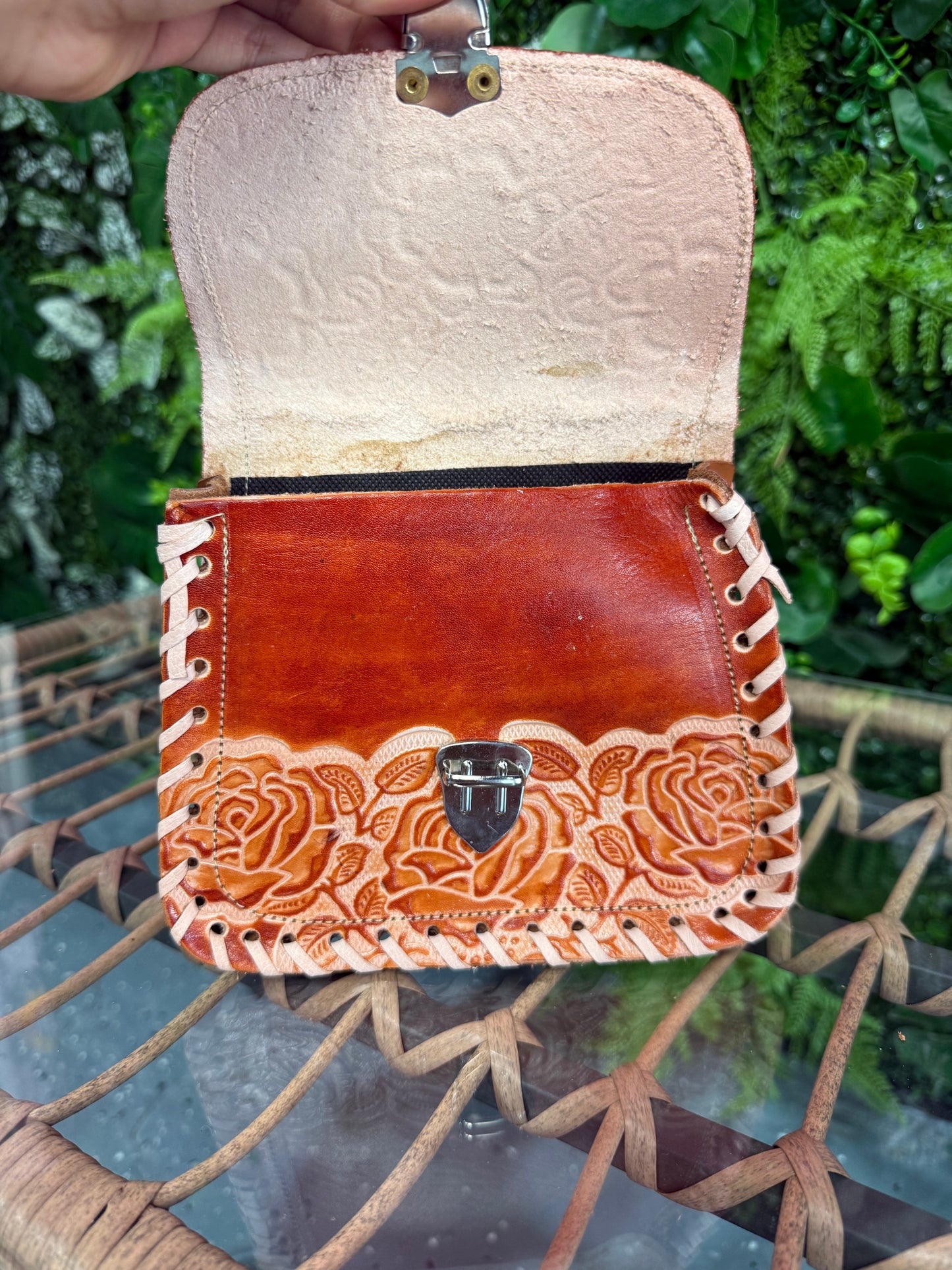 Lily Mini Brown Leather Purse