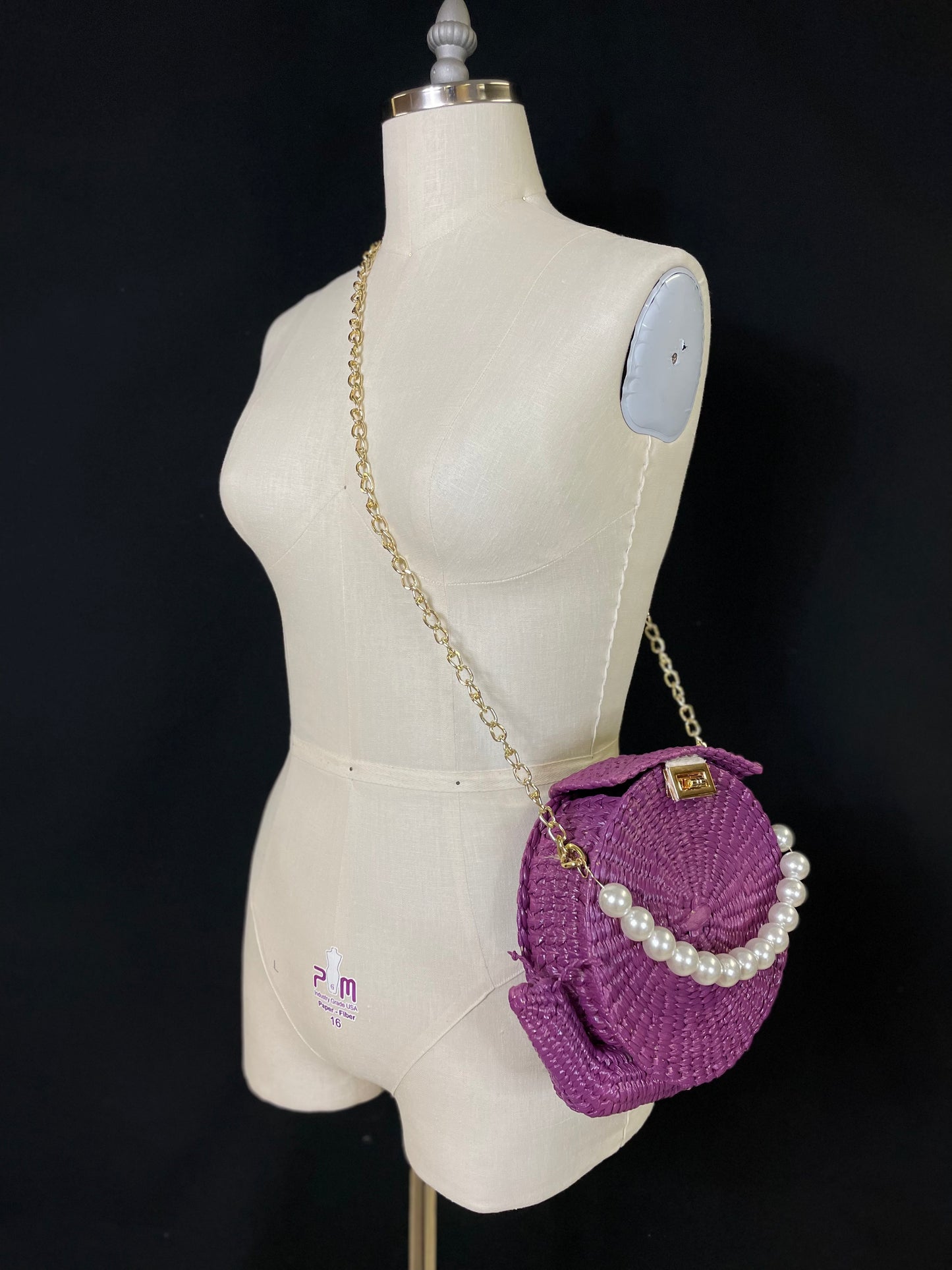 Purple Snail Crossbody Purse