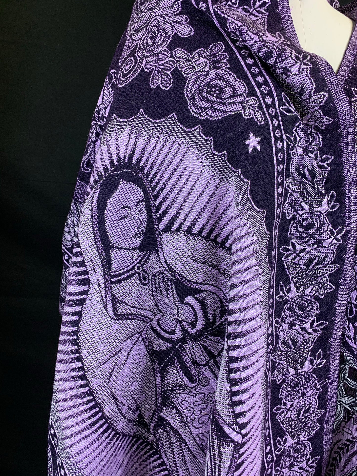 Reboso Virgen de Guadalupe. Shawl Virgen De Guadalupe