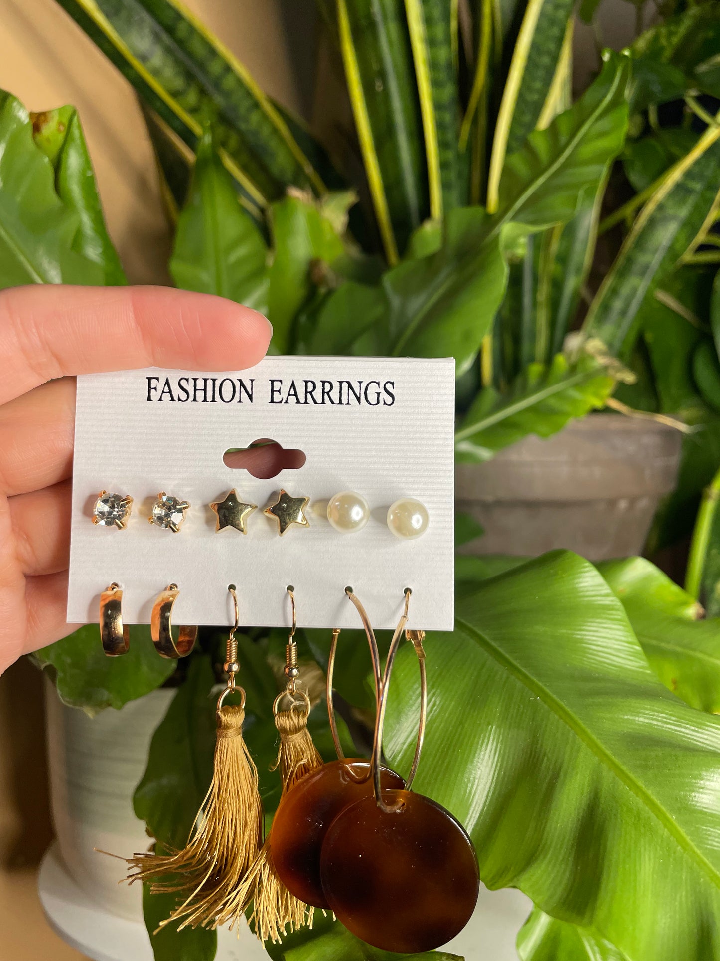 Reyna Pack Of 6 Earrings