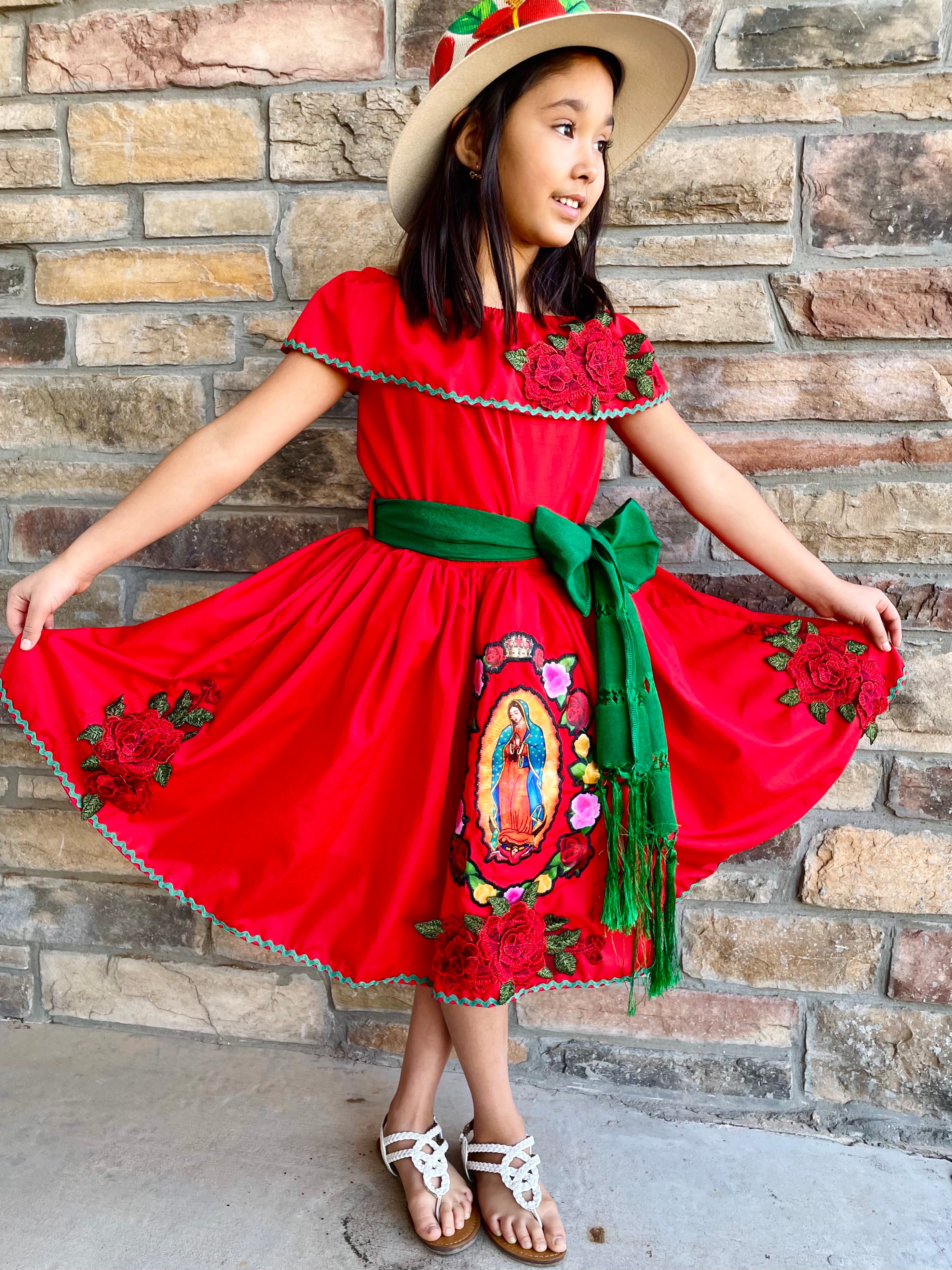 Vestidos De La Virgen De Guadalupe Para Niñas – Azem Apparel