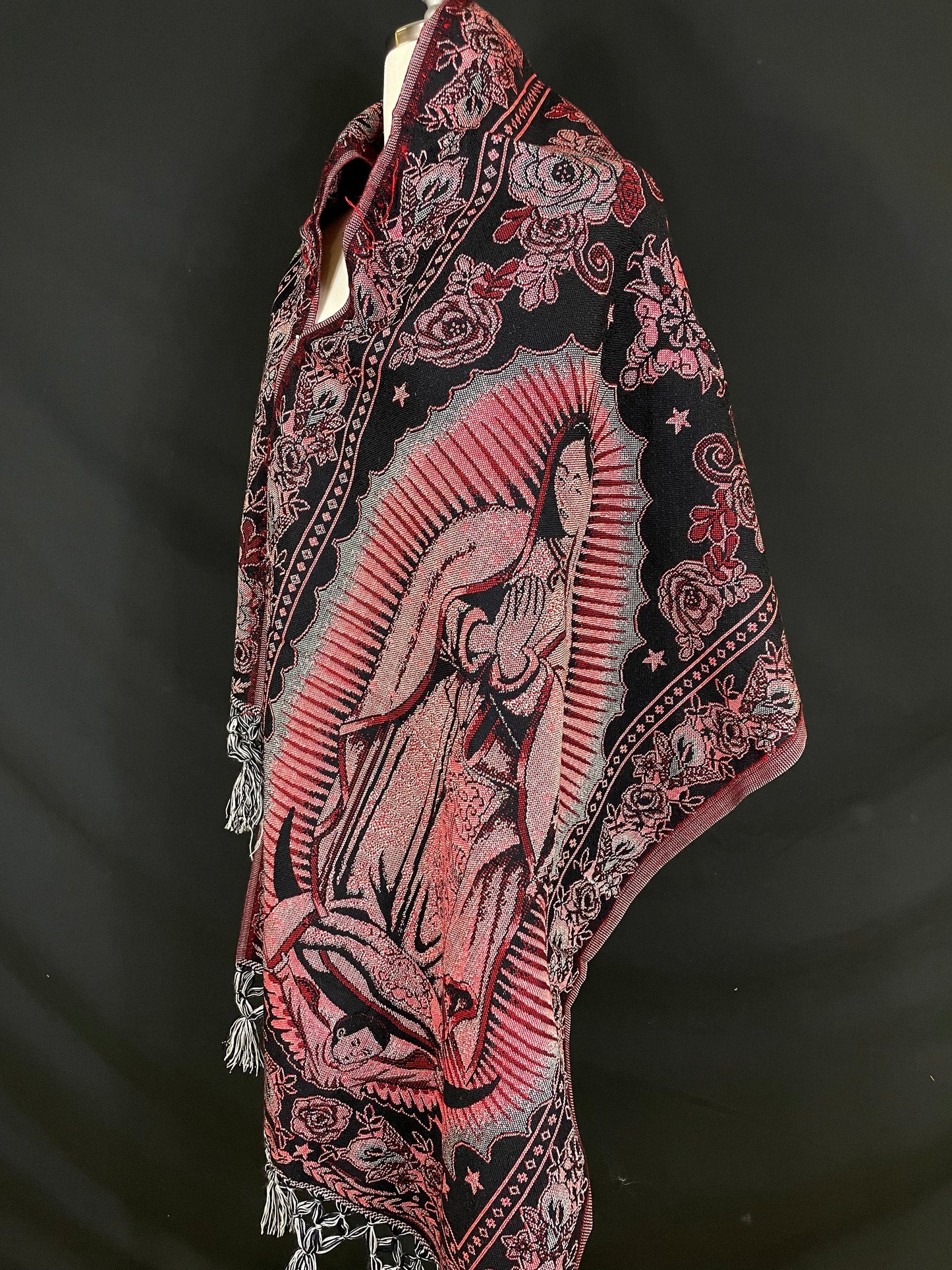 Reboso Virgen de Guadalupe. Shawl Virgen De Guadalupe