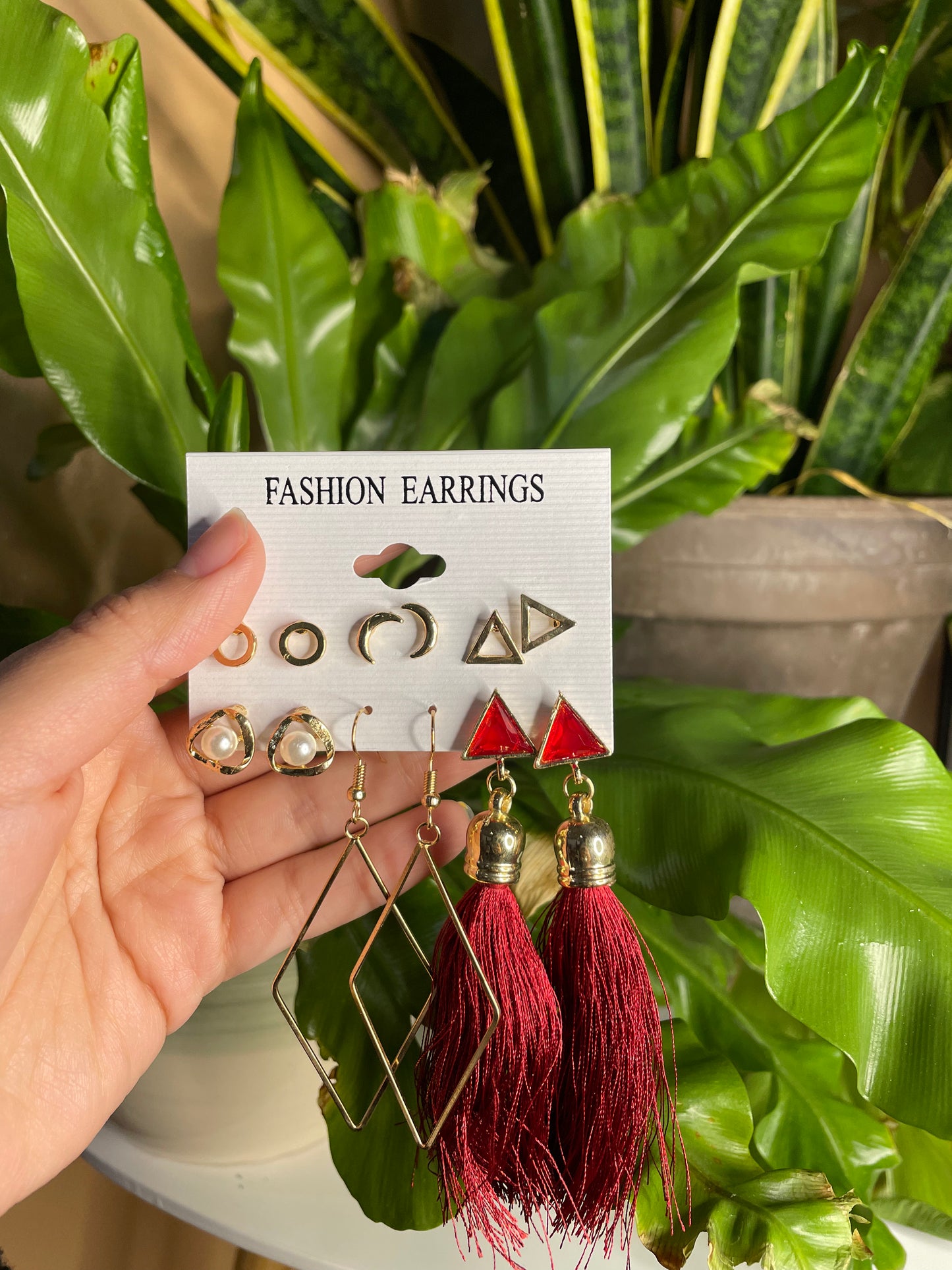 Lupita Pack Of 6 Earrings