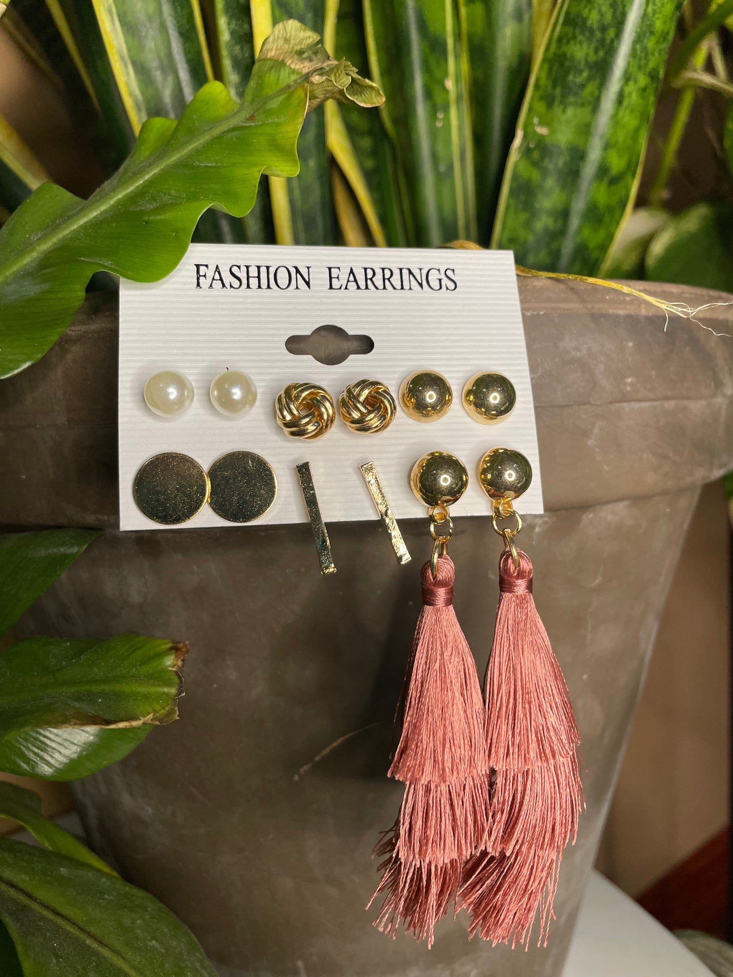 Salma Pack Of 6 Earrings