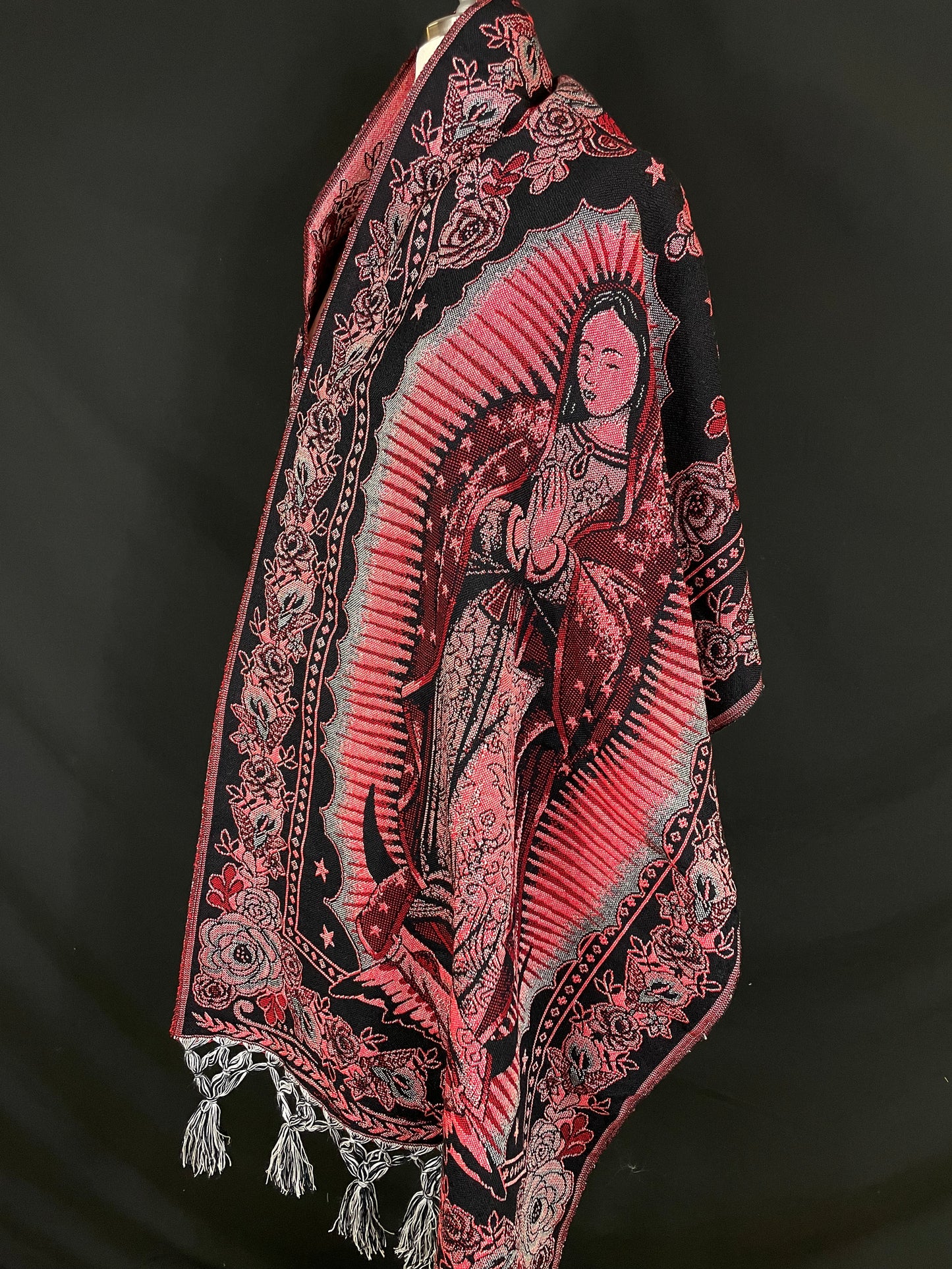 Reboso Virgen de Guadalupe. Shawl Virgen De Guadalupe