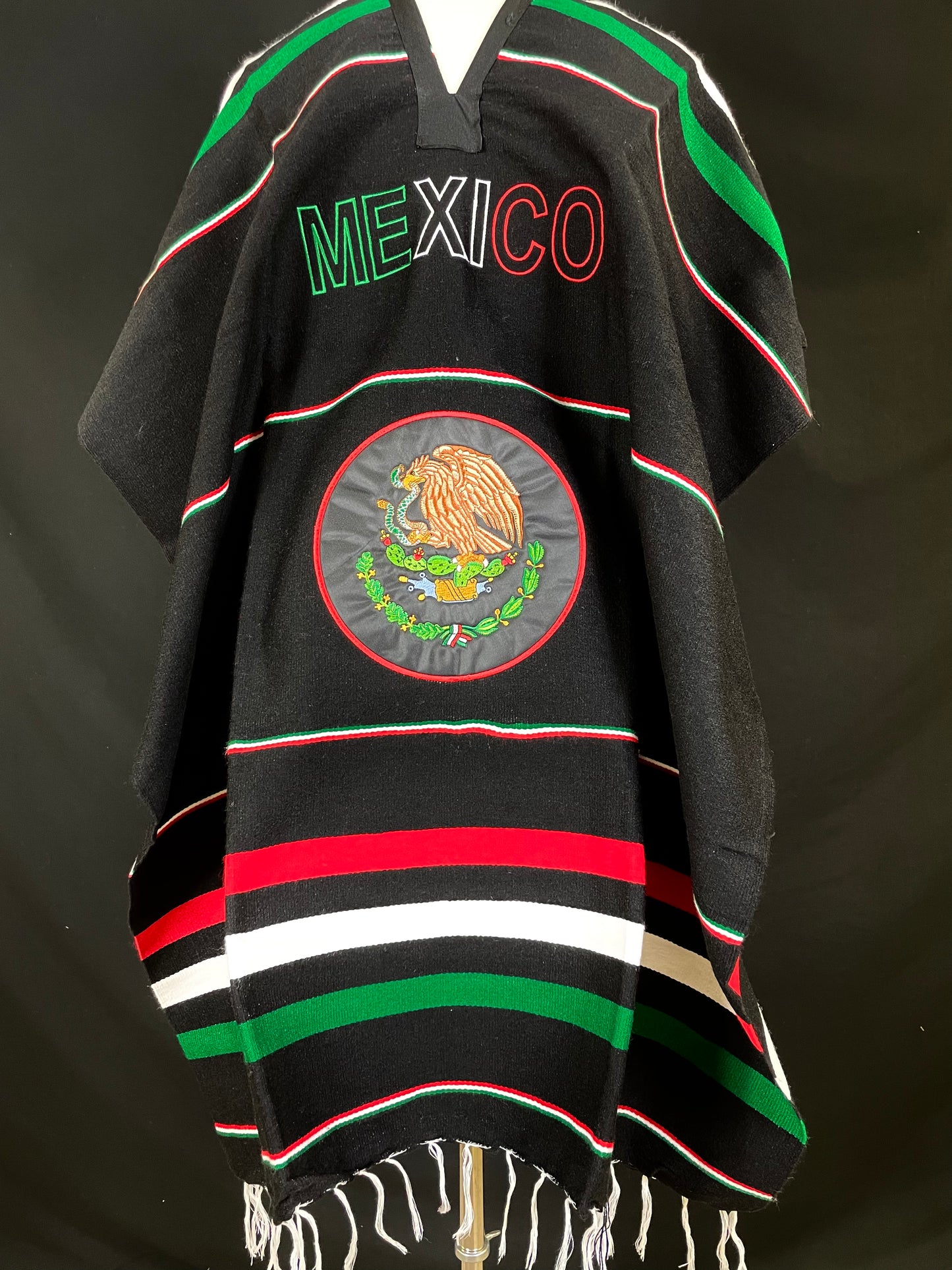 Black Mexico Poncho