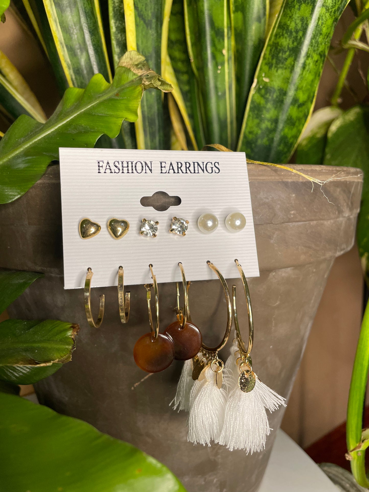 Ximena Pack Of 6 Earrings