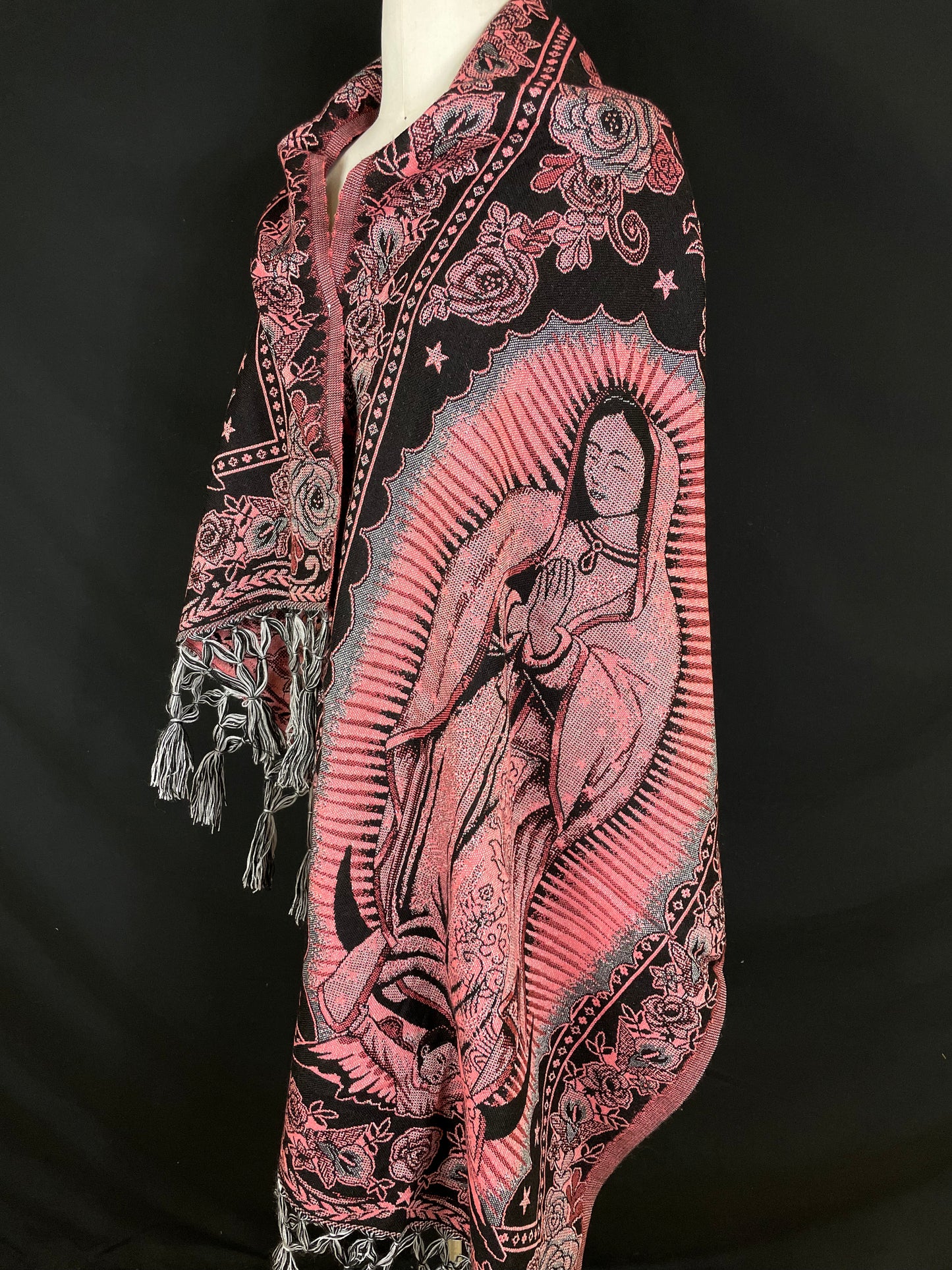 Reboso Virgen de Guadalupe. Shawl Virgen De Guadalupe