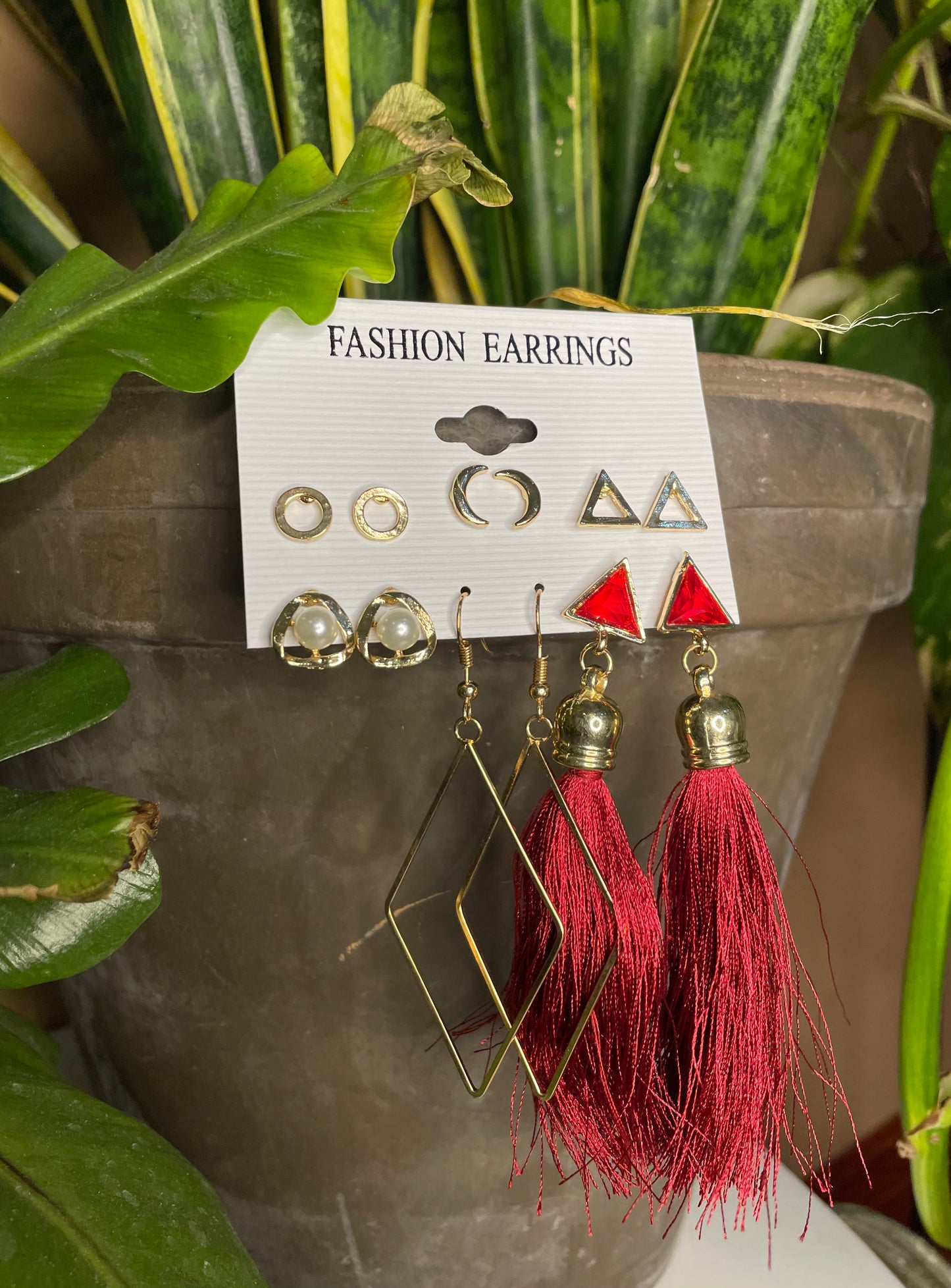 Lupita Pack Of 6 Earrings