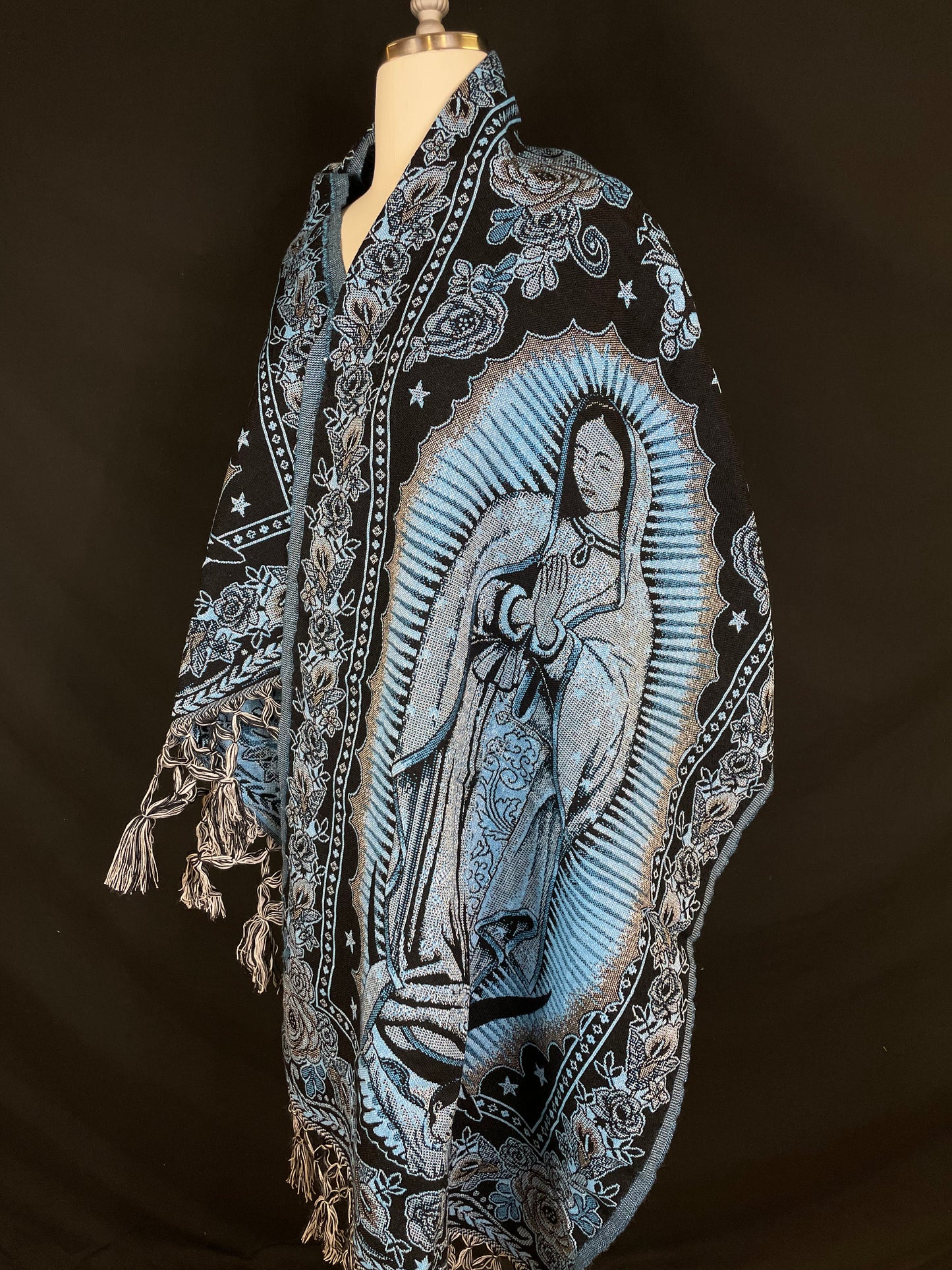 Reboso Virgen de Guadalupe. Shawl Virgen De Guadalupe